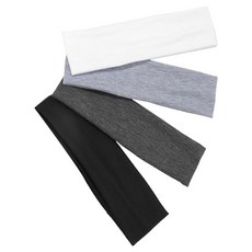 想像一匙運動修身彈性髮帶 4種組, 1套, 混色