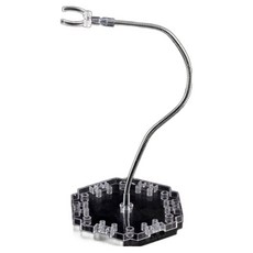 Hub-Zen 變形金剛展示架 鋼彈裝飾支架 六角形線圈彎曲支架, 3個, 透明