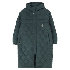 Beentrill 波浪絎縫寬鬆長羽絨外套 BA223PJ004