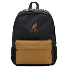 KANGOL 袋鼠 尼龍後背包 63258743, 卡其色
