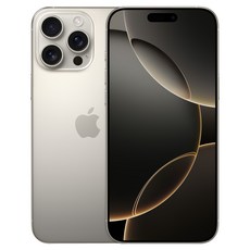 Apple 아이폰 16 프로 맥스 통신사폰, 내추럴 티타늄, 256GB