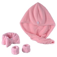 洗臉髮套組 SP-2513, 1套, 粉色