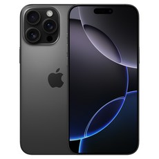 Apple 아이폰 16 프로 맥스 통신사폰, 블랙 티타늄, 256GB