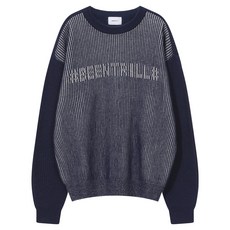 Beentrill 提花Logo雙色針織衫 BA243KT002