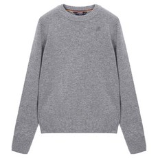 K-WAY 男款 Sebastian 羔羊毛圓領針織套頭衫 Y224EMKA02