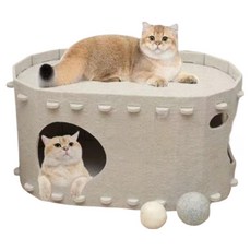 KODACHIEF 寵物貓咪 可愛毛氈床, 1個, 21