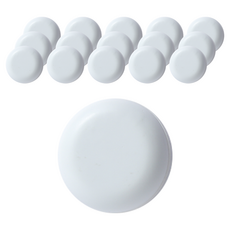 鐵氟龍黏貼式家具移動滑動墊 圓形 白色, 16個