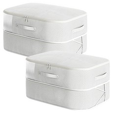 Life GONGyOU 透明窗零體積壓縮袋 體積瞬消 淺灰色, 2個, 1入