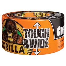 GORILLA 強力加寬膠帶 黑色 71mm x 22m, 1個