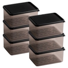 비트리 부드럽게 휘어지는 냉동 정리용기 480ml, 6개입, 1개