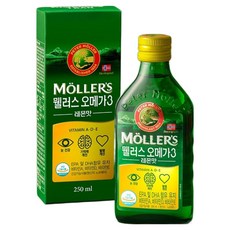 MOLLER'S Omega-3 檸檬口味, 250ml, 1個