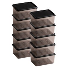 비트리 부드럽게 휘어지는 냉동 정리용기 480ml, 10개입, 1개