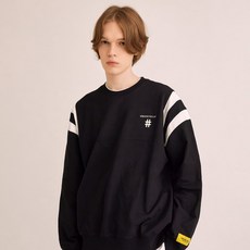 Beentrill 撞色Oversize大學T BA241RM003