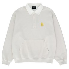 Beentrill 男女通用隱藏鈕扣橄欖球T恤 BA231RM006