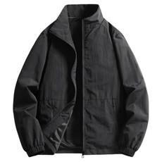 JTL 簡約立領寬鬆版防風夾克