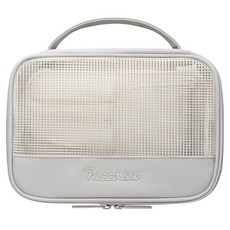 PICCASSO 畢卡索 方形網紗袋, 1個, 暖灰色