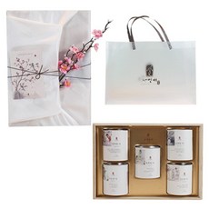 WELLNESS TEA 手工韓茶 真名茶5號 + 白鳥包袱巾包裝 + 透明提袋 禮盒組, 1套