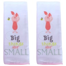 Disney 迪士尼 baby 小豬超柔紗布澡巾 2條