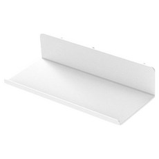 BDRP 타원형구멍 전용 다용도 타공판정리대 L형 파티션 28 x 13.5 x 6.2 cm, 화이트(B074), 1개