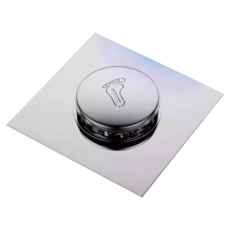 全銅機芯按壓式下水地地漏防臭防蟲蓋, 不鏽鋼