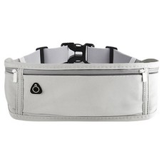 Denville 中性 3口袋 跑步腰帶, 1個, 淺灰色