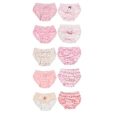 兒童款 Kids 可愛貓咪三角內褲10件套組