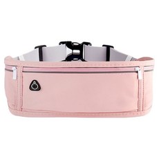 Denville 中性 3口袋 跑步腰帶, 1個, 淺粉紅色