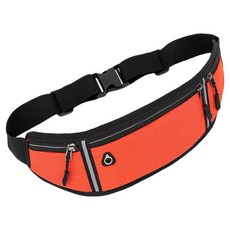 Denvillear 輕便柔軟跑步腰帶, 橘色, 1個