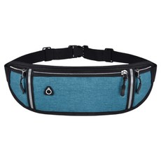 Denvillear 輕便柔軟跑步腰帶, 藍色, 1個