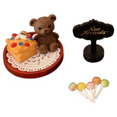 Gemsa 靈骨塔裝飾茶點人偶套組 D, 1個, 混合色