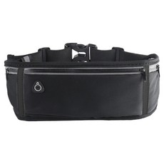 Denville 中性 3口袋 跑步腰帶, 1個, 黑色