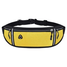 Denvillear 輕便柔軟跑步腰帶, 黃色, 1個