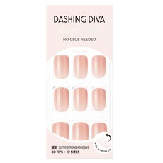 데싱디바 매직프레스 네일 레귤러 라운드, 누디 핑크, 1세트