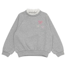 LaughingChild 蝴蝶結荷葉邊大學T