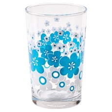 ADERIA 石塚硝子復古花樣玻璃杯 200ml, 1個, 花輪