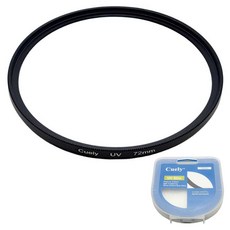 Cuely UV保護鏡/相機濾鏡 附保護盒 72mm, 1個, 單一商品