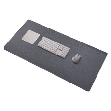 Nex-cash 棉麻寬版滑鼠墊 40 x 80 cm, 深灰色(棉麻 + 橡膠底), 1個