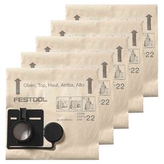 FESTOOL 倍速妥 過濾袋 FIS-CT 22 452970, 5個