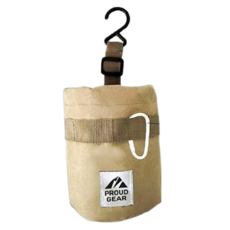 PROUD GEAR 森活露營置物杯袋 PGR101, 卡其色, 1個