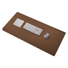 Nex-cash 棉麻寬版滑鼠墊 40 x 80 cm, 棕色(棉麻 + 橡膠底), 1個