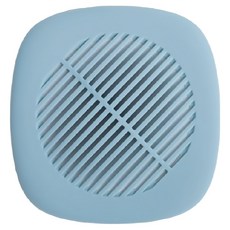 吸盤式水槽排水口過濾器 水藍色, 1個, 1個裝