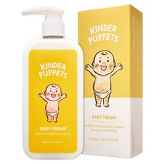 Kinder Puppets 幼兒乳霜, 300ml, 1瓶