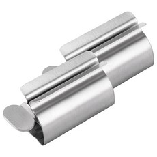 solve living 304不鏽鋼牙膏擠壓器, 銀色, 2個