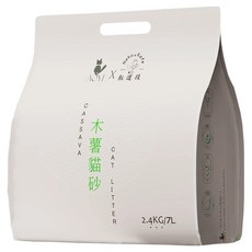 AOYI 奧藝 頂級純木薯貓砂 無香精無膠, 無味, 2.4kg, 4包