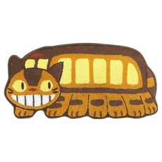 senko 宮崎駿 TOTORO 龍貓 造型腳踏墊/地墊, 龍貓公車 棕色