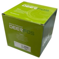 DEERFOS 6孔 60號 金屬木材用 圓形砂紙 CA331 100p, 1盒