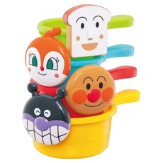 BANDAI NEW 麵包超人戲水疊疊杯, 1套, 混和顏色