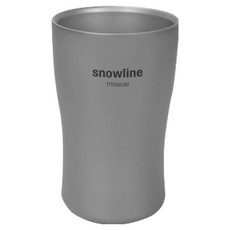 snowline 鈦金雙層啤酒杯, 1個, 混合色