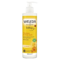 WELEDA 薇蕾德 嬰兒金盞花洗髮沐浴露, 1個, 400ml