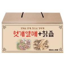 韓國產濃郁枳椇子+葛根汁 30包, 1個, 3L